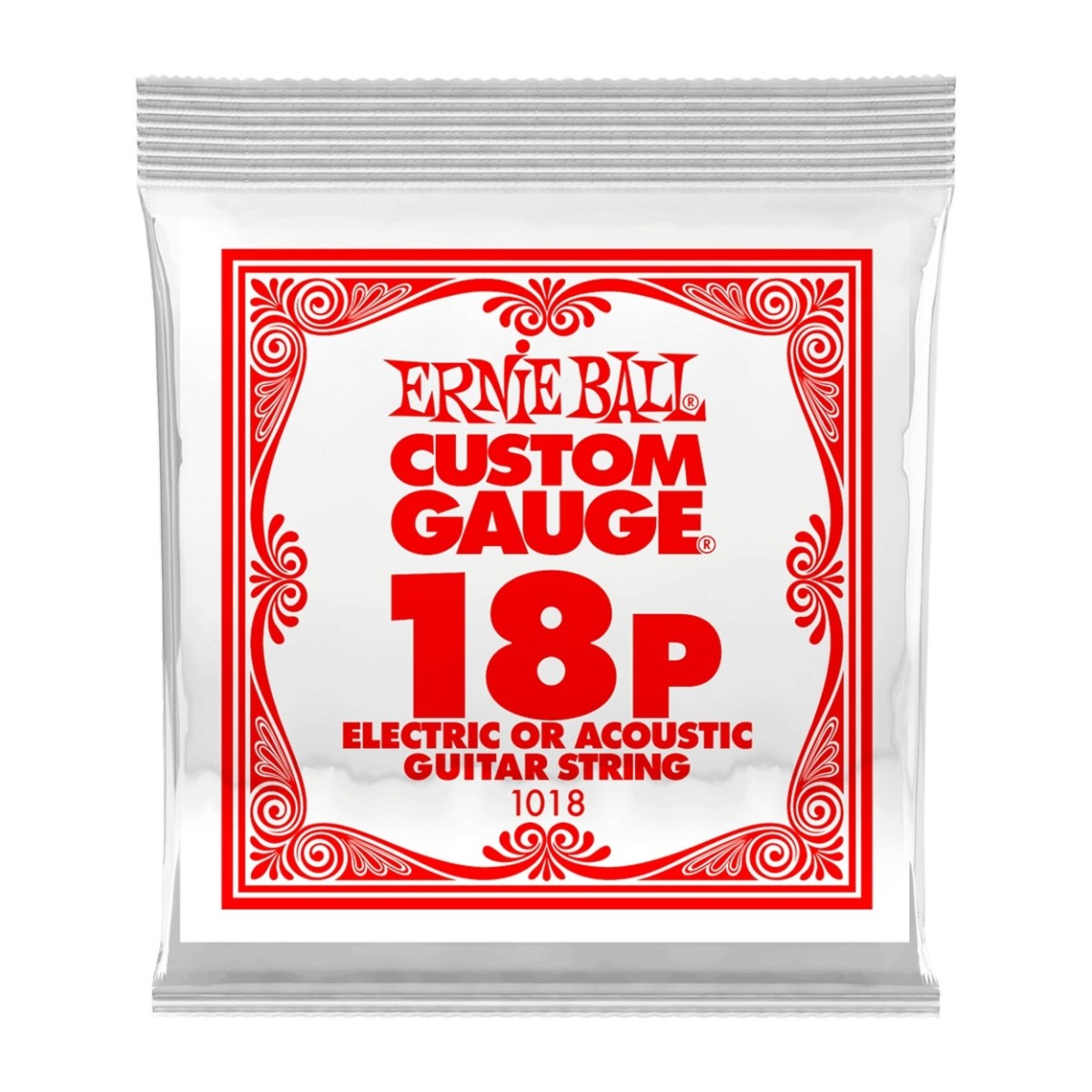 Ernie Ball 1018 Plain Steel Electric Single String 18