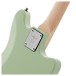 Seattle Left Handed Electric Guitar by Gear4music, Seafoam Green