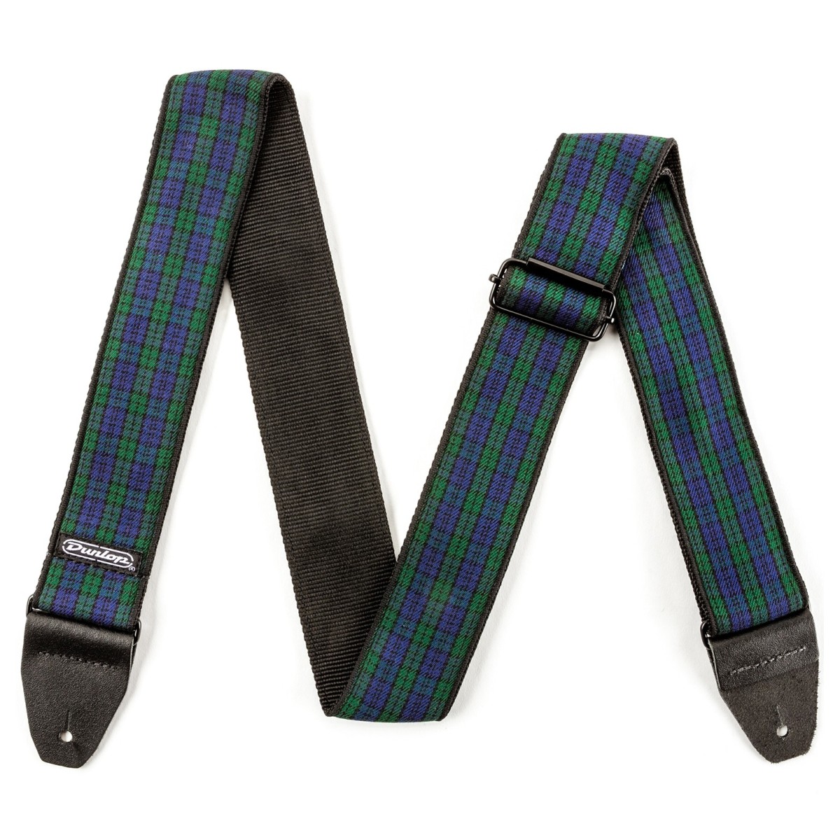 Dunlop Strap D6731 Jacquard Black Watch Plaid