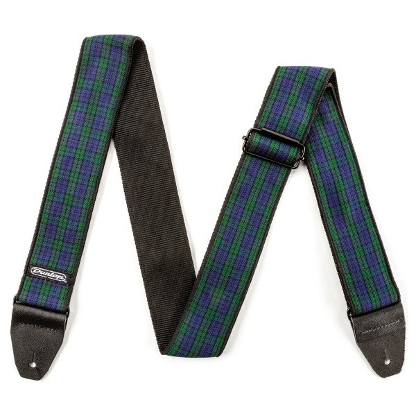 Dunlop Strap D6731 Jacquard, Black Watch Plaid