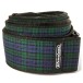 Dunlop Strap D6731 Jacquard, Black Watch Plaid - coiled