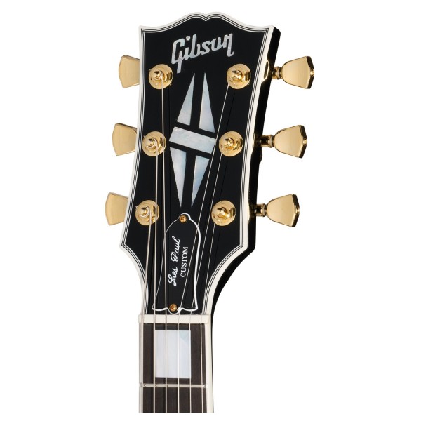 Gibson Les Paul Custom 70s, Ebony - headstock