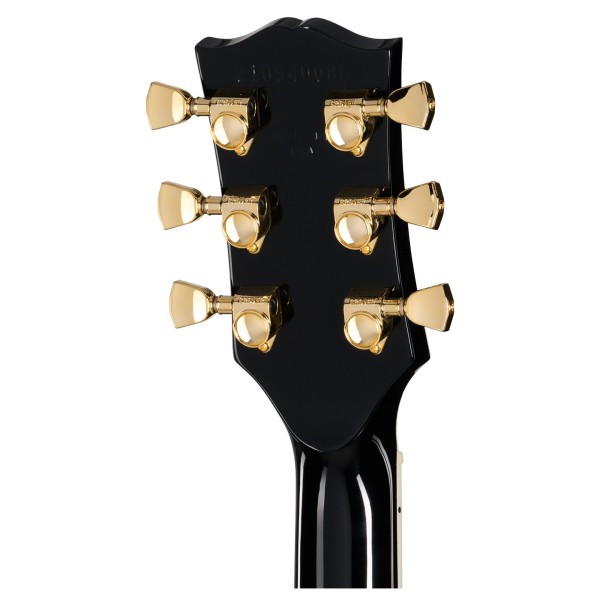 Gibson Les Paul Custom 70s, Ebony - back of headstock