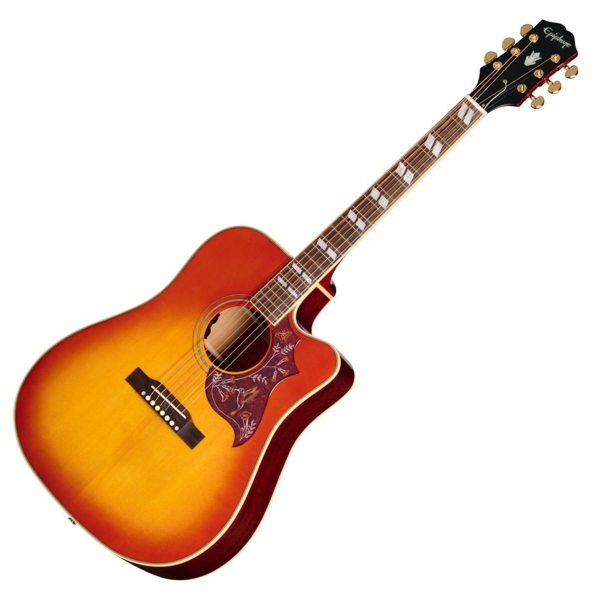 Click to view product details and reviews for Epiphone Hummingbird Standard Ec Cherry Sunburst.
