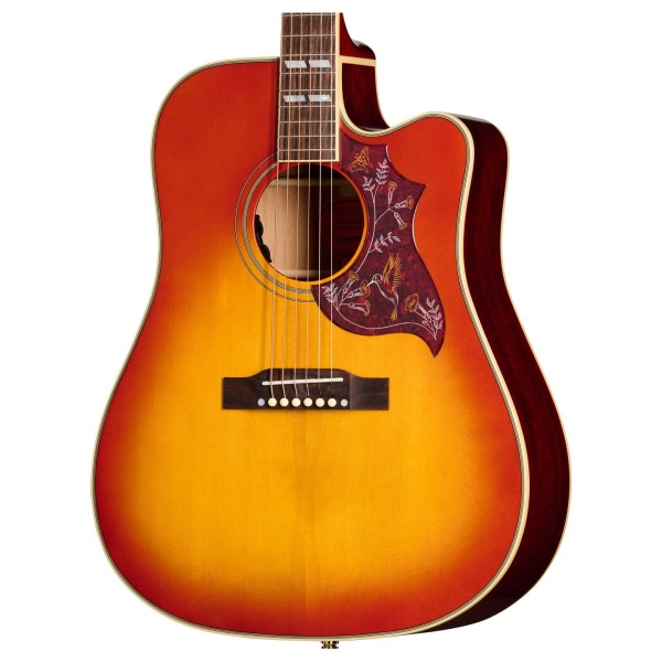 Epiphone Hummingbird Standard EC, Cherry Sunburst - body