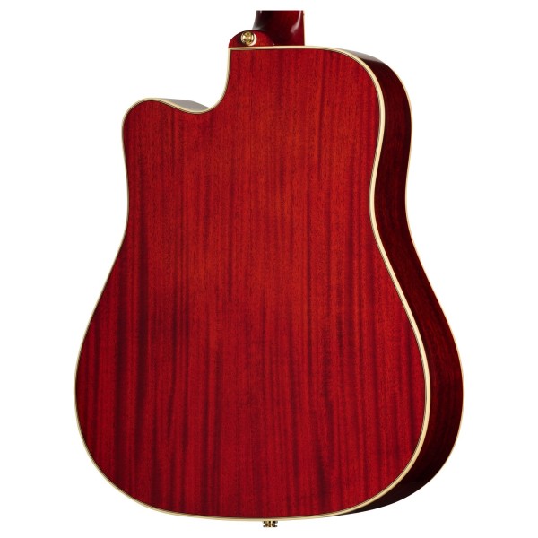 Epiphone Hummingbird Standard EC, Cherry Sunburst - back of body