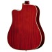 Epiphone Hummingbird Standard EC, Cherry Sunburst - back of body