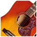 Epiphone Hummingbird Standard EC, Cherry Sunburst - soundhole and pickguard