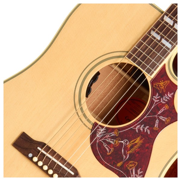 Epiphone Hummingbird Standard EC, Natural - soundhole