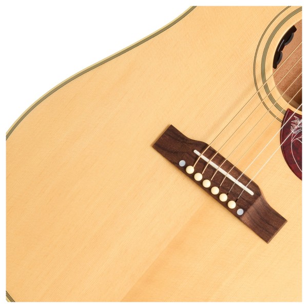 Epiphone Hummingbird Standard EC, Natural - bridge