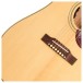 Epiphone Hummingbird Standard EC, Natural - bridge
