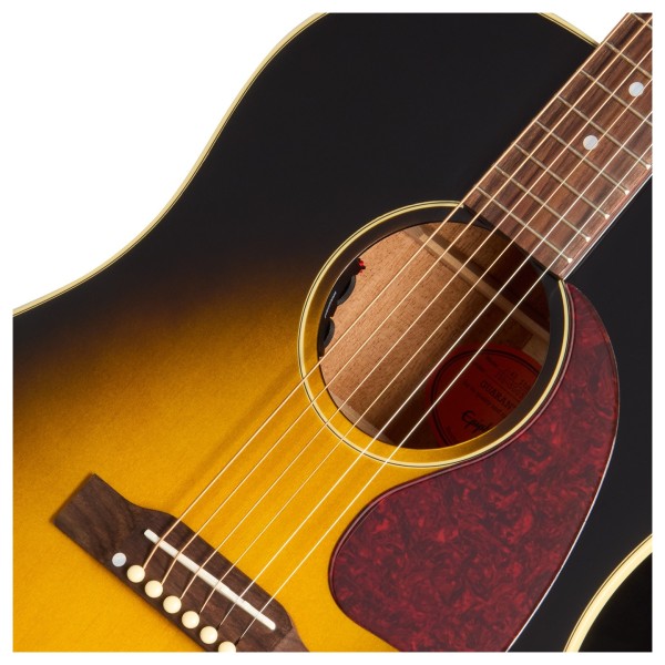 Epiphone J-45 Standard, Vintage Sunburst - soundhole
