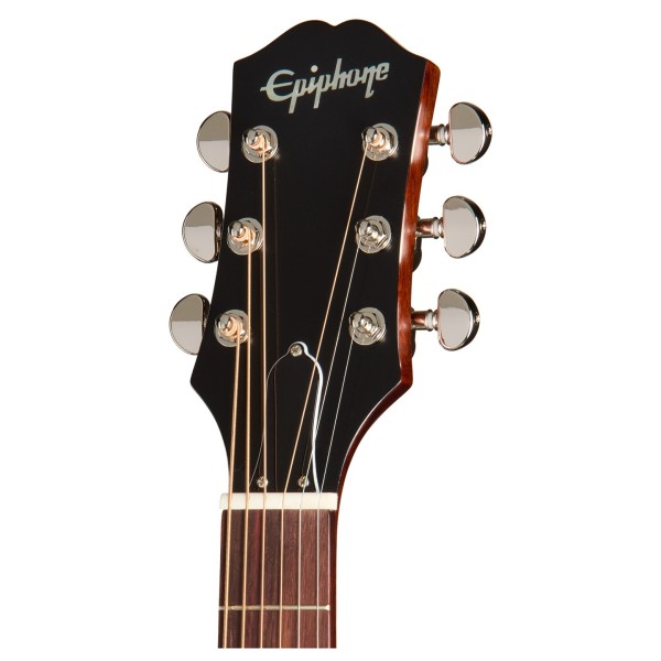 Epiphone J-45 Standard EC, Honey Burst - headstock