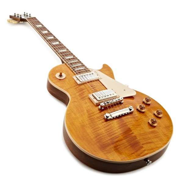 Gibson Les Paul Standard 50s Figured Top, Honey Amber #216730287 - angle shot