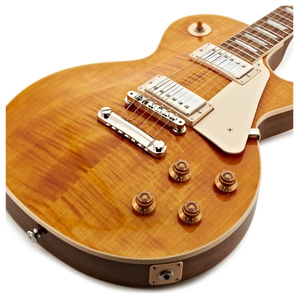 Gibson Les Paul Standard 50s Figured Top, Honey Amber #216730287 - lower bout