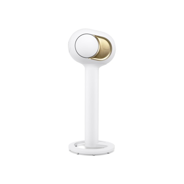 Devialet Tree Phantom Ultimate 108 dB Stand (Single), Light Pearl - speaker left for context 