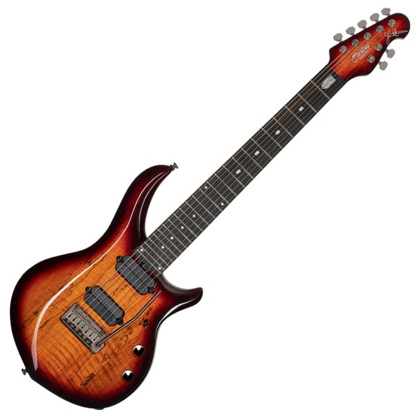 Sterling Majesty MAJ200X Spalted Maple, Blood Orange Burst