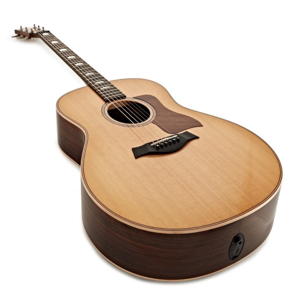 Taylor 818e Grand Orchestra Electro-Acoustic Guitar - angled shot