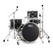 Natal Arcadia Poplar 18'' Drum Kit w/Hardware, Black