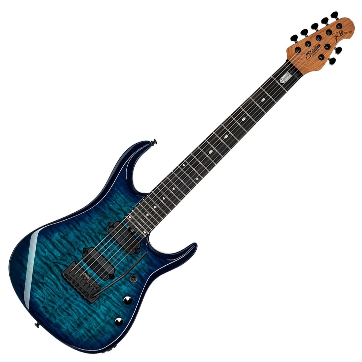 Sterling by Music Man Sterling John Petrucci JP157D Quilted Maple Cerulean Paradise