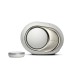 Devialet Phantom Ultimate 98 dB Wireless Speakers (Pair), Light Pearl - left remote 