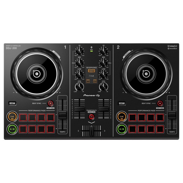 Pioneer DDJ-200 Wireless DJ Controller - Top