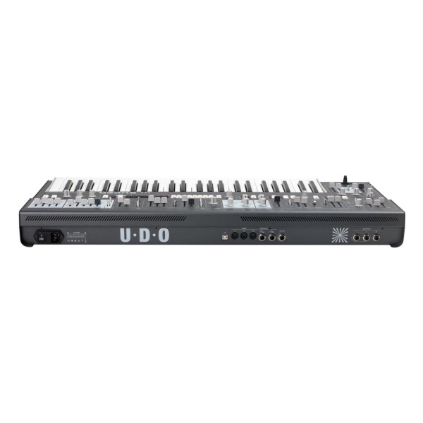Super 6 Digital Synthesizer, Black - Rear