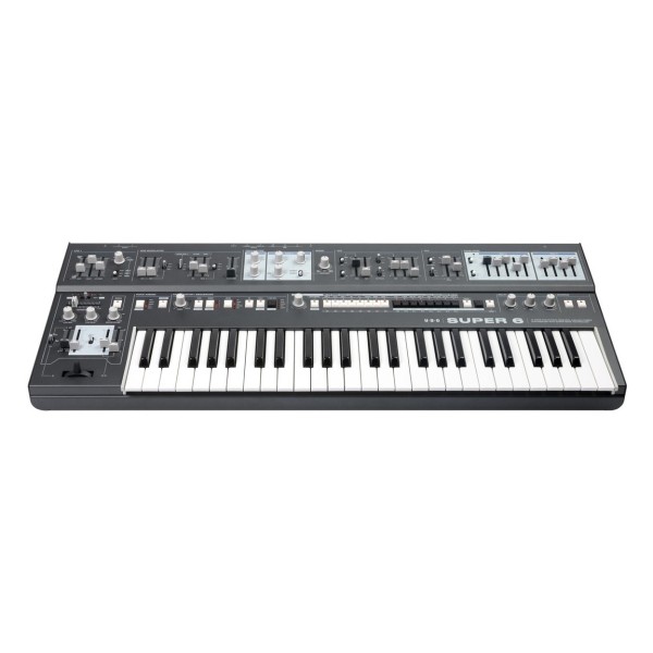 UDO Super 6 Desktop Synthesizer, Black - Ex Demo - Front