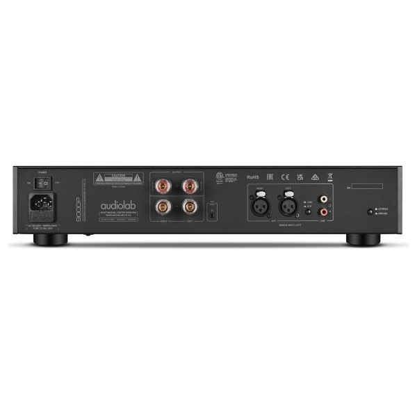 Audiolab 9000-P Stereo Power Amplifier - Dual-Mono Class AB, Black - rear 