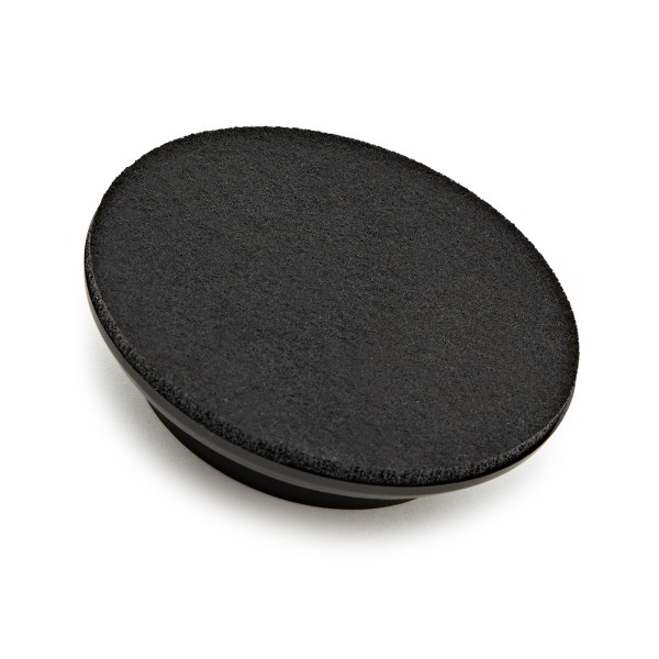 Upright Piano Castor Cups by Gear4music, Black