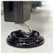 Grand Piano Castor Cups by Gear4music, Black