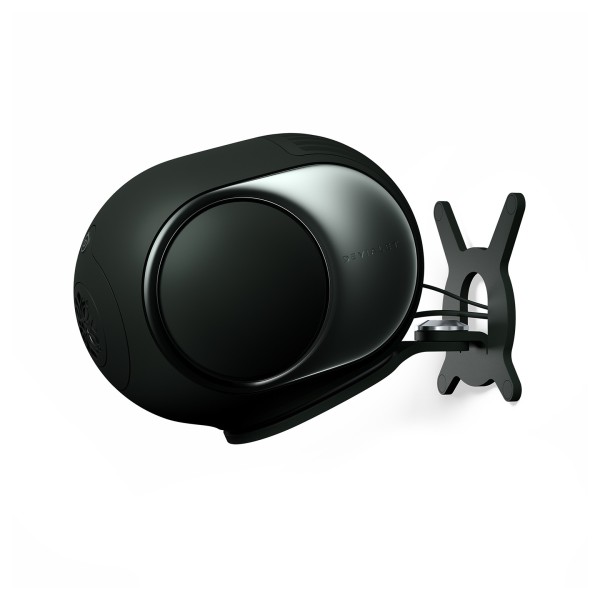 Devialet Gecko Phantom Ultimate 98 dB Wall Mounts (Pair), Deep Forest - context angled 