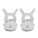 Devialet Gecko Phantom Ultimate 98 dB Wall Mounts (Pair), Light Pearl - dual front 