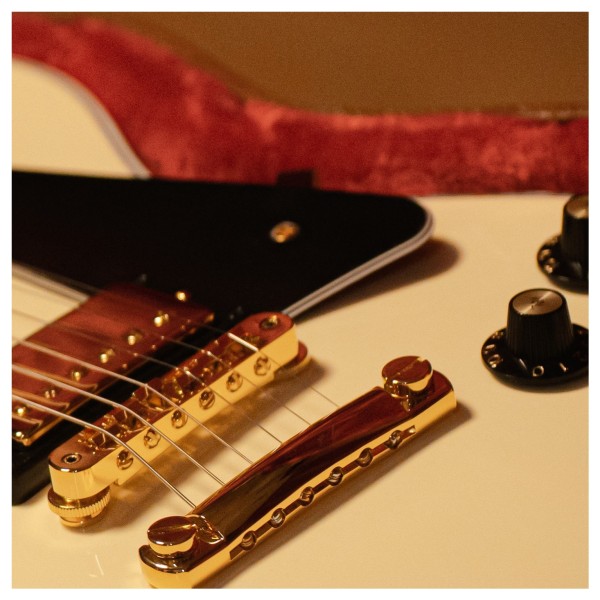 Gibson Les Paul Custom 70s, Buttercream - close up of gold hardware