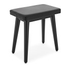 Compact Piano Stool by Gear4music, Black