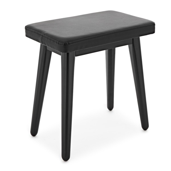 Compact Piano Stool by Gear4music, Black