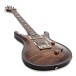PRS Custom 24 Electric Guitar, Black Gold Wraparound Burst - Ex Demo - angled shot
