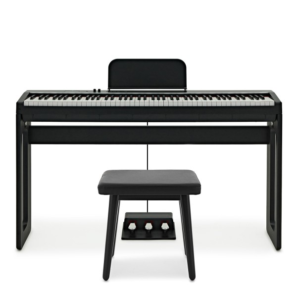Keynote Compact Digital Upright Piano with Bluetooth, Stool Pack