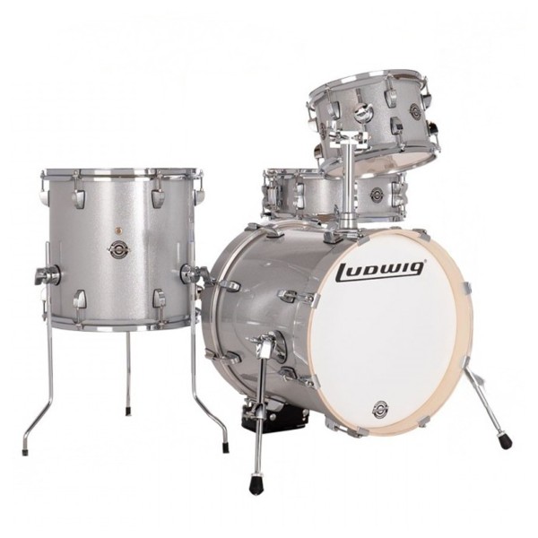 Ludwig Breakbeats 16'' 4pc Shell Pack, Silver Sparkle