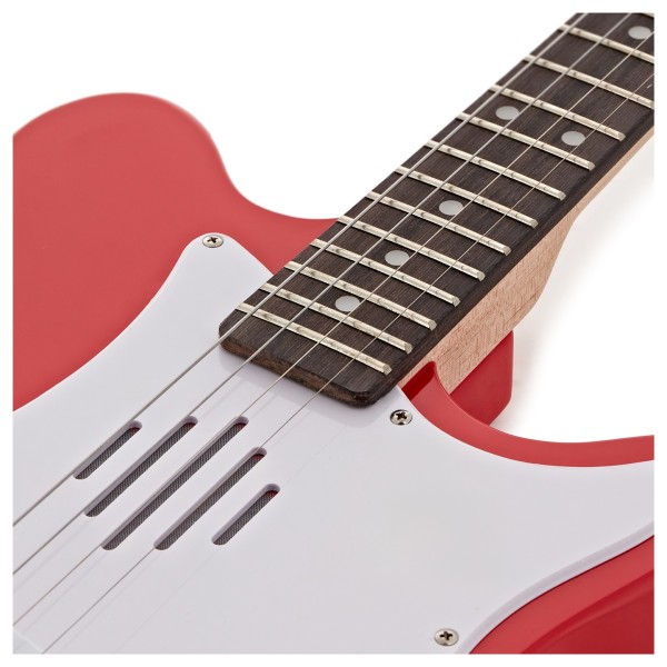 VISIONSTRING Mini Electric Guitar, Red
