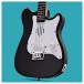 VISIONSTRING Mini Electric Guitar, Black