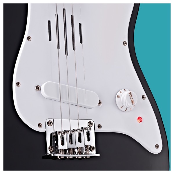 VISIONSTRING Mini Electric Guitar, Black