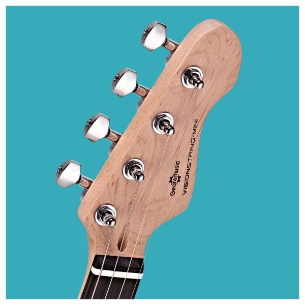 VISIONSTRING Mini Electric Guitar, Black