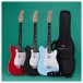 VISIONSTRING Mini Electric Guitar, Black