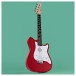 VISIONSTRING Mini Electric Guitar, Red