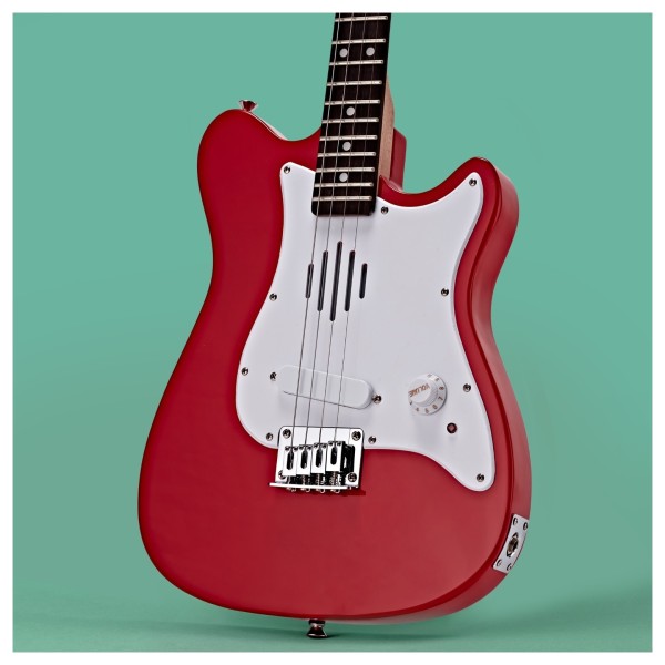 VISIONSTRING Mini Electric Guitar, Red