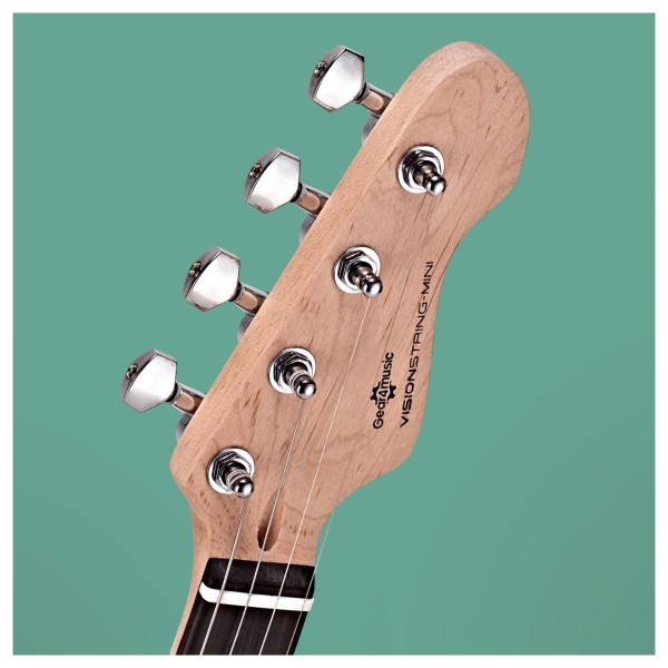 VISIONSTRING Mini Electric Guitar, Red