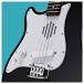 VISIONSTRING Mini Left-Handed Electric Guitar, Black