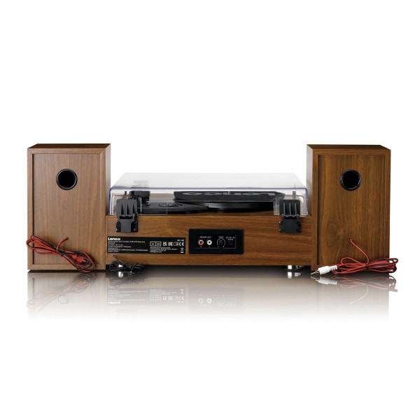 Lenco MC-160 Bluetooth Hi-Fi System - Rear