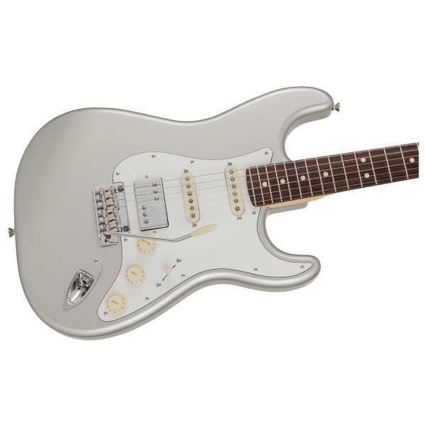 Fender Stratocaster シルバー in Japan Fender Limited Run Made in Japan Hybrid II Stratocaster HSS RW
